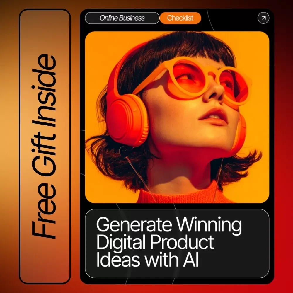 Generate Winning Digital Product Ideas with AI – Digital Product Idea Generator Checklist for Creators, Coaches & Entrepreneurs | AI Brainstorming Guide, Trend Research Planner, Niche Validation Toolkit