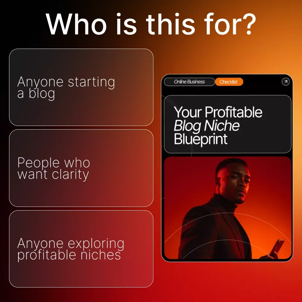 Your Profitable Blog Niche Blueprint – Ultimate Printable Checklist for Bloggers | how to choose a profitable blog niche | Niche Validation Guide for Beginners