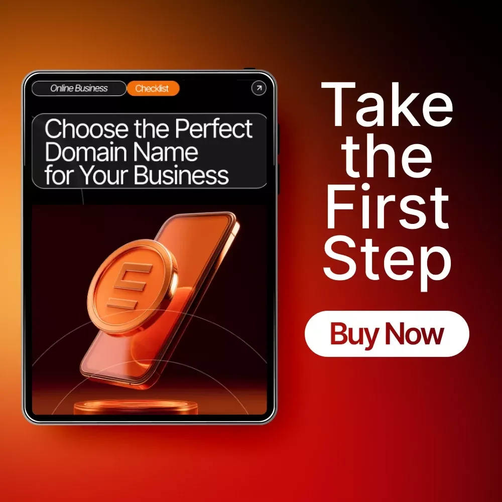Choose the Perfect Domain Name for Your Business Checklist – How to Choose a Domain Name for Your Business, Digital Guide for Entrepreneurs & Startups