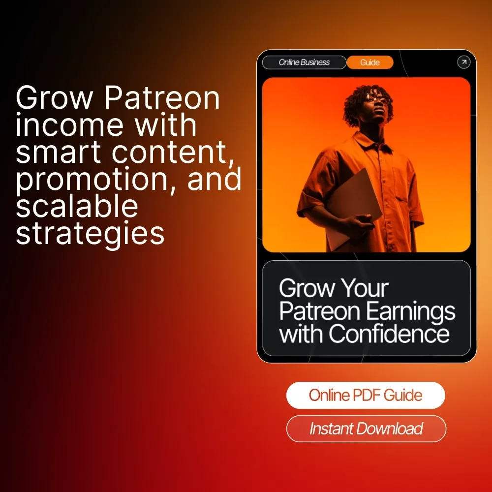 Grow Your Patreon Earnings with Confidence – Creator Success Guide for patreon income growth tips, High-Value Strategies, AI Content Ideas, Tier Setup & Promotion (Digital Download)