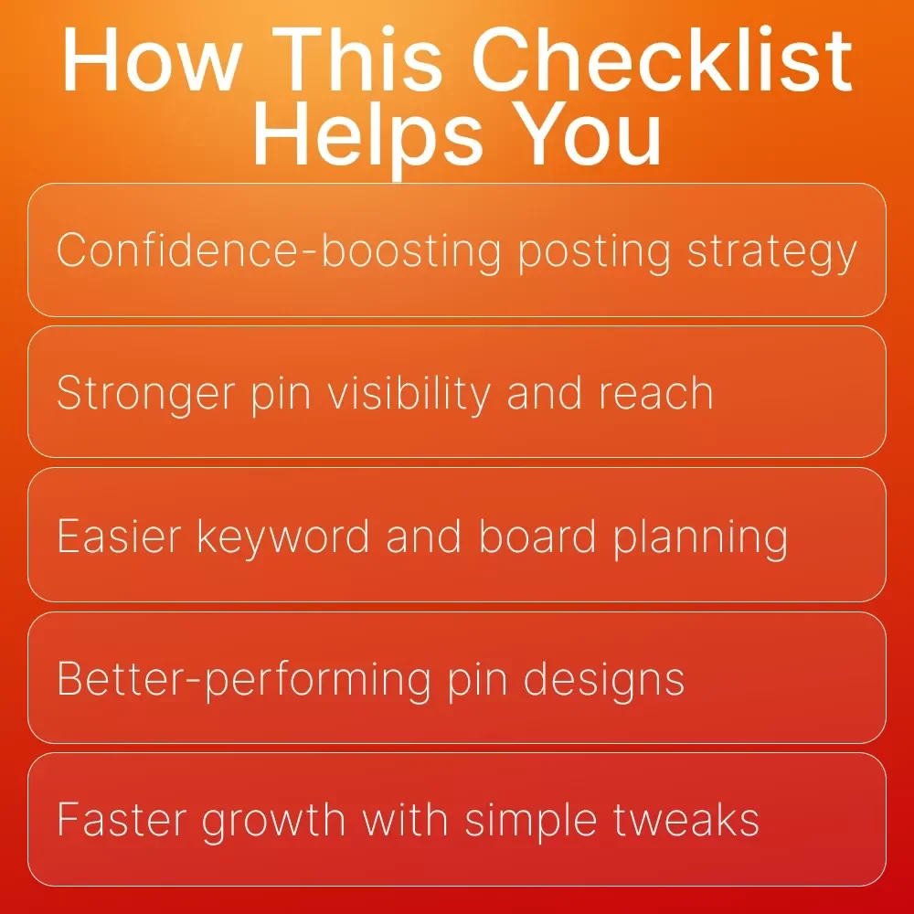 Pinterest Mistakes Beginners Make Checklist | Digital Download for New Pinterest Creators | SEO-Friendly Guide to Avoid Common Pinterest Mistakes Beginners Make