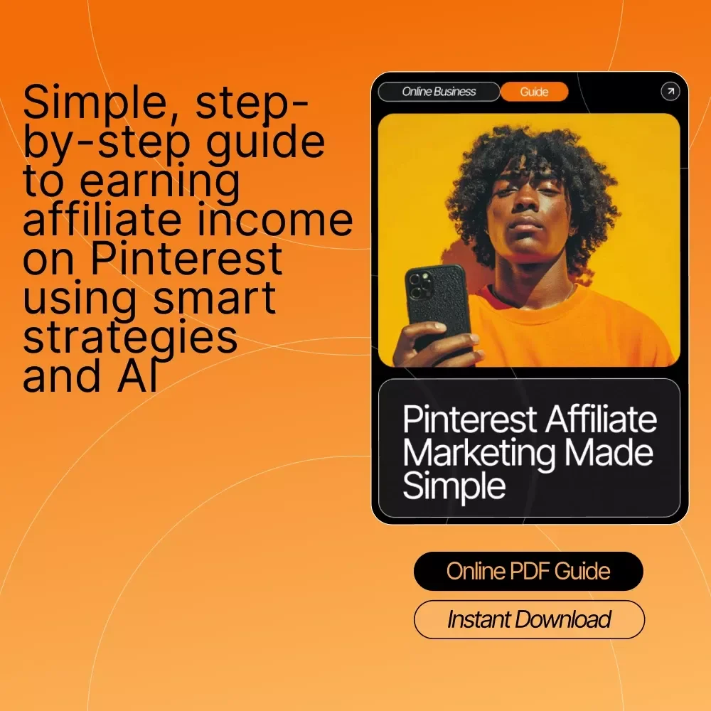 Pinterest Affiliate Marketing Made Simple | Digital Guide for Beginners | Learn how to use pinterest for affiliate marketing | Step-by-Step Pin Strategies & Affiliate Workflow Templates