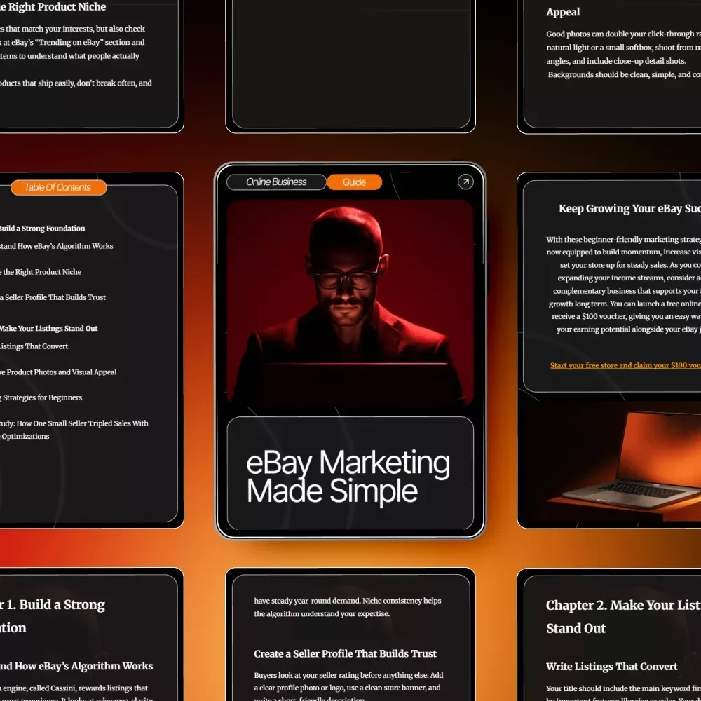 eBay Marketing Made Simple — Complete Beginner-Friendly Guide for Fast Sales Growth | Etsy-Style Digital Download for ebay marketing for beginners