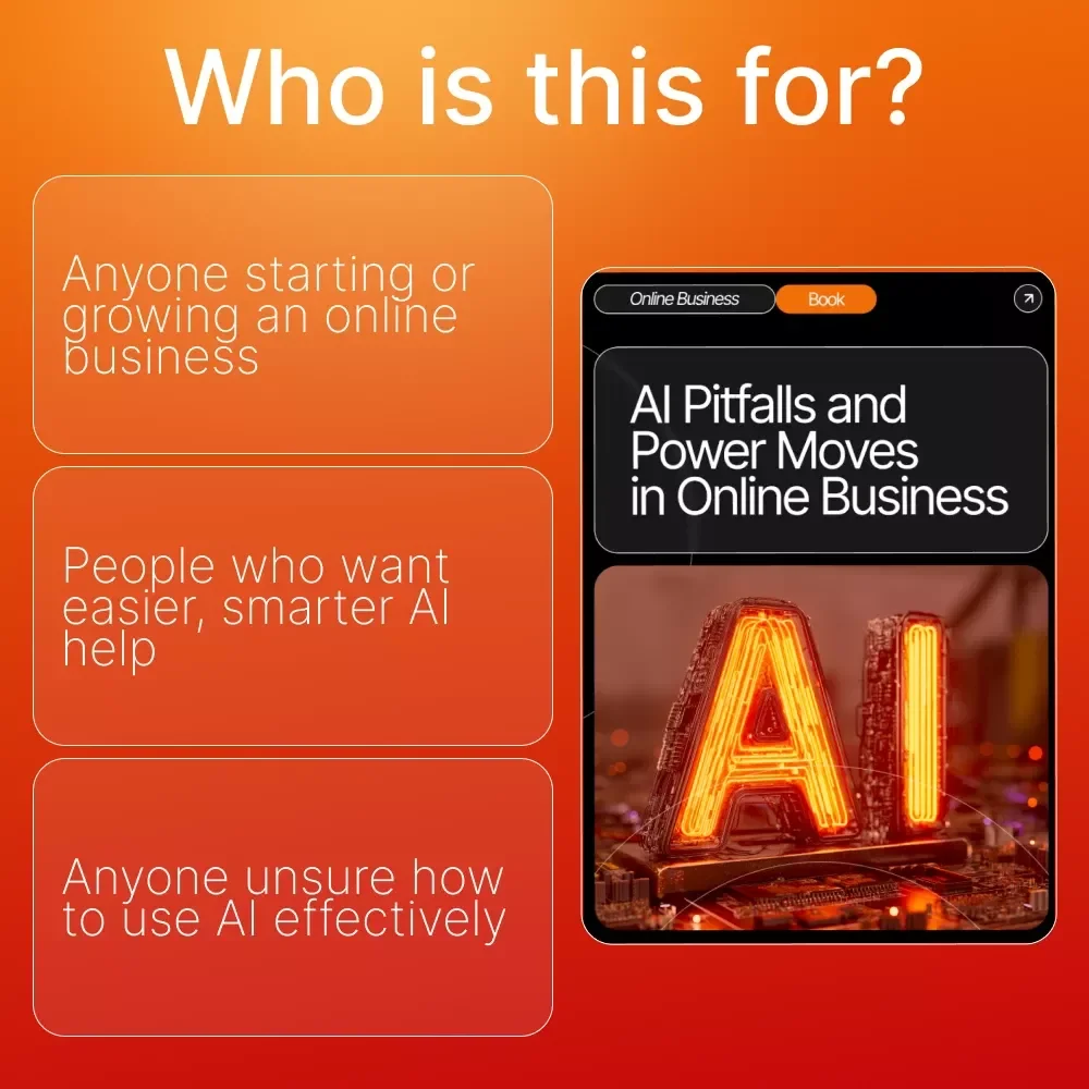 AI Pitfalls and Power Moves in Online Business | eBook for Entrepreneurs, Creators & Beginners | Avoid ai mistakes beginners make in online business and Master Smart AI Strategies