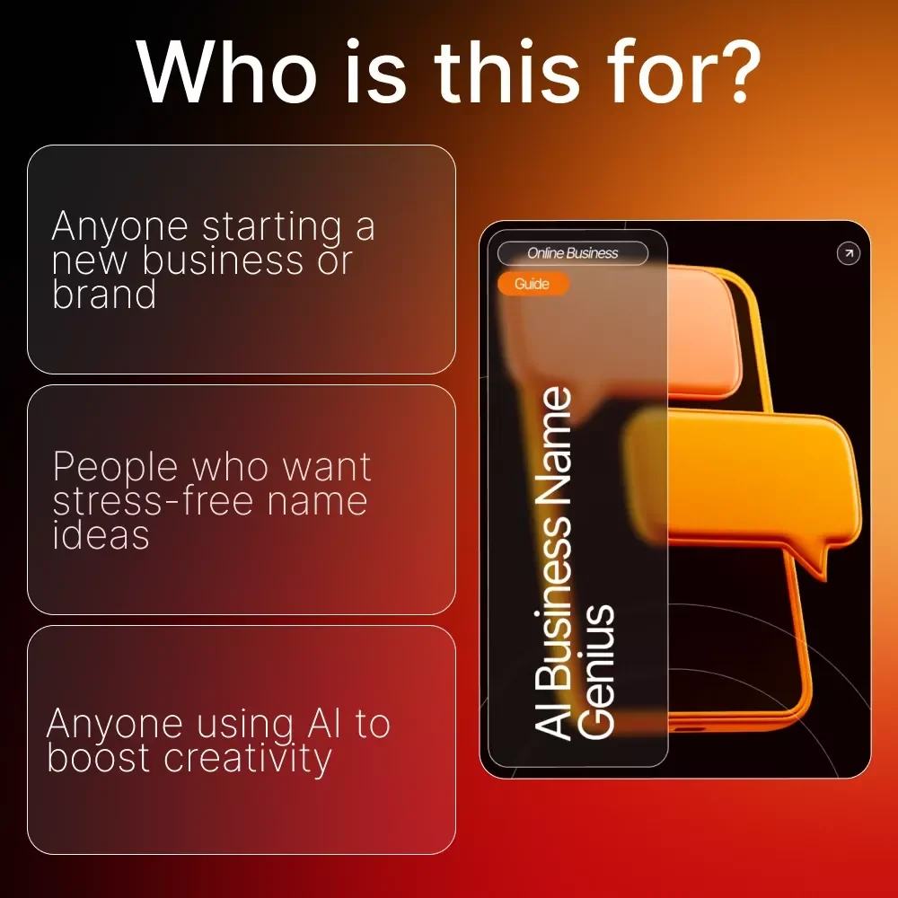 AI Business Name Genius | Digital Download eBook Guide for Creative Branding, Business Name Ideas, AI Brainstorming, Entrepreneur Startup Naming Checklist