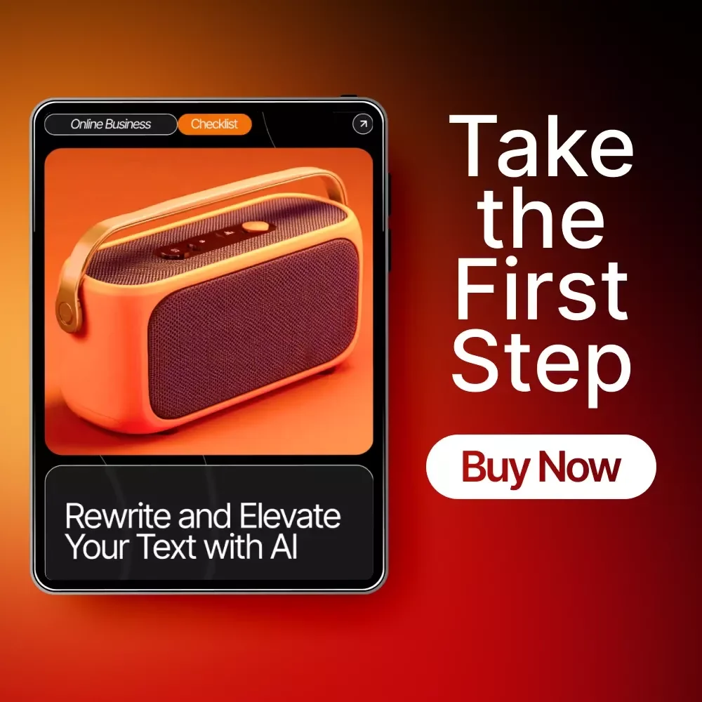 Rewrite and Elevate Your Text with AI – Editable Writing Workflow Checklist, AI Prompt Guide, Digital Download for Better Clarity, Tone & Structure