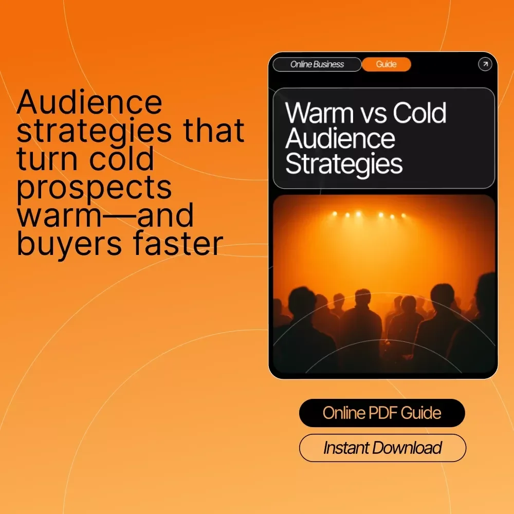 Warm vs Cold Audience Strategies | Marketing Guide for Creators, Coaches & Small Businesses | Learn How to Master Warm Audience vs Cold Audience Engagement