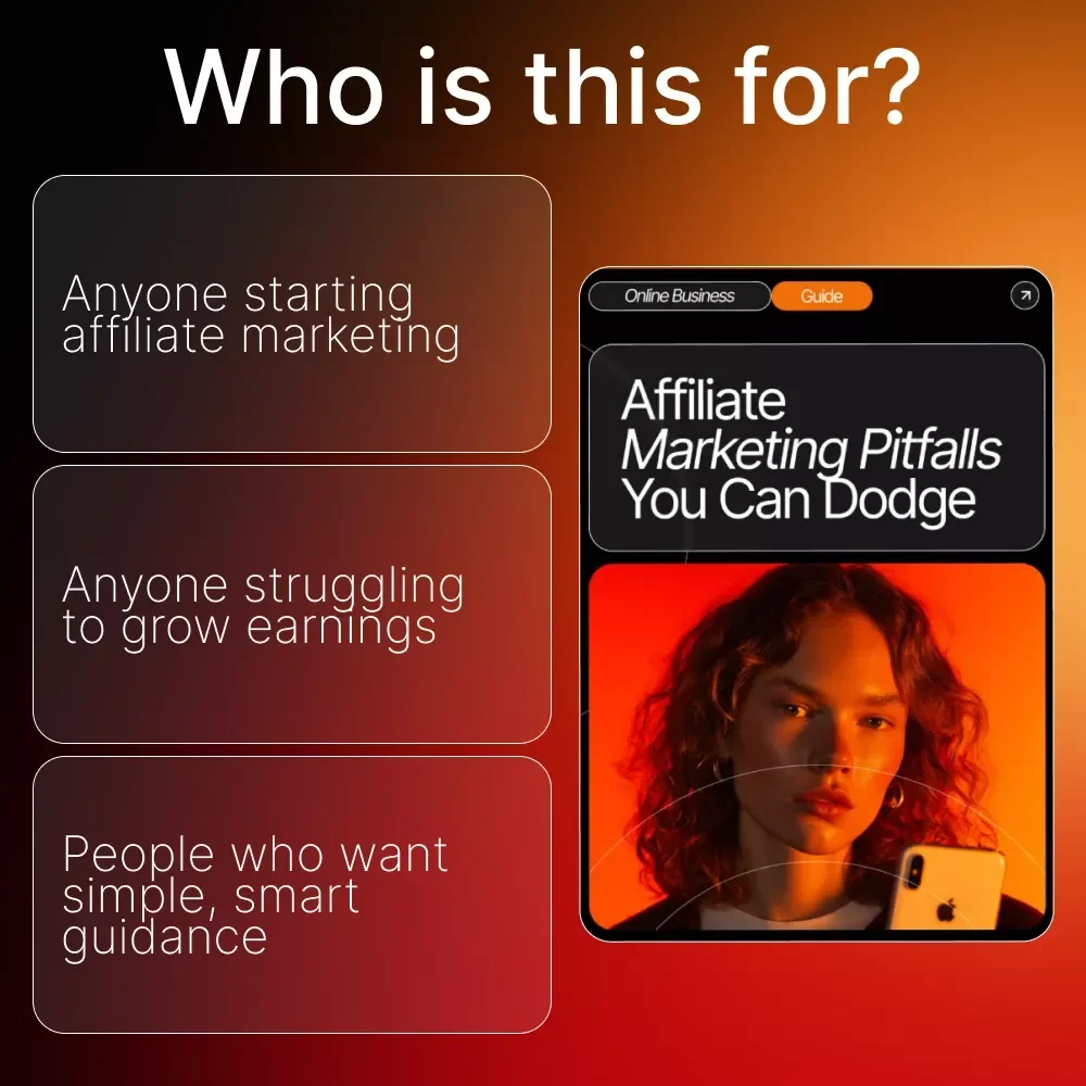 Affiliate Marketing Pitfalls You Can Dodge | SEO-Friendly Guide for Beginners | Learn common affiliate marketing mistakes to avoid & Boost Earnings | Digital Download