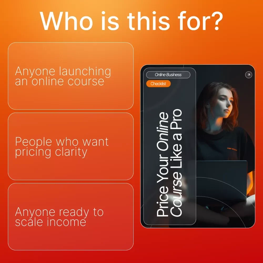 Price Your Online Course Like a Pro – Checklist for Creators, Coaches & Digital Educators | Ultimate “how to price your online course” Guide for Confident & Profitable Pricing