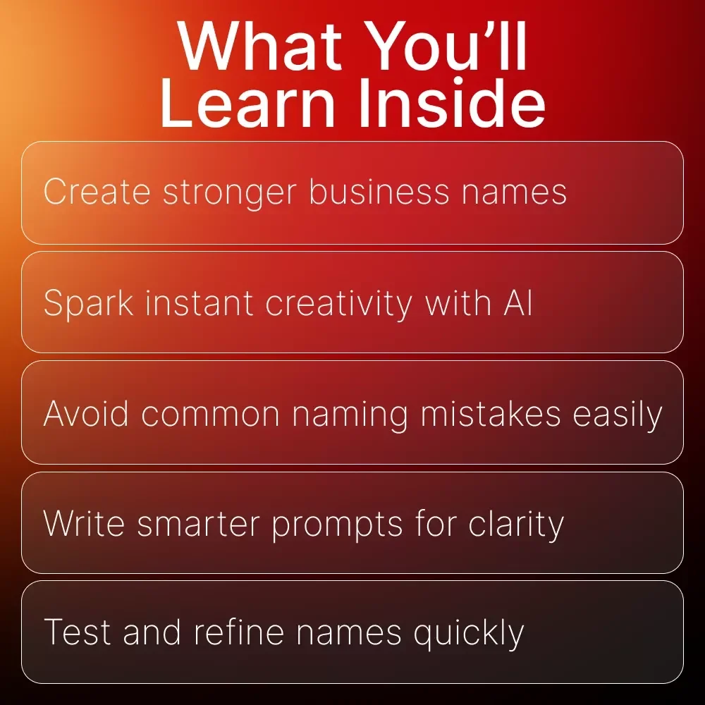 AI Business Name Genius | Digital Download eBook Guide for Creative Branding, Business Name Ideas, AI Brainstorming, Entrepreneur Startup Naming Checklist