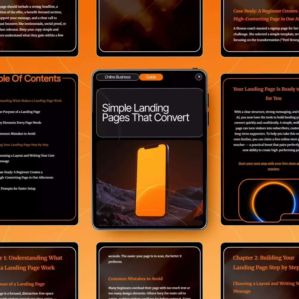 Simple Landing Pages That Convert: Ultimate Guide on How to Set Up a Simple Landing Page for High Conversions
