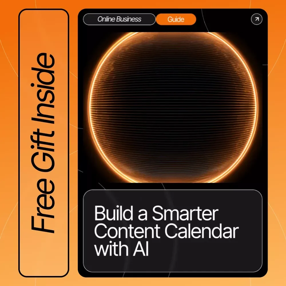 Build a Smarter Content Calendar with AI | AI-Powered Content Planning Guide, Digital Download for Creators & Entrepreneurs, Content Strategy eBook