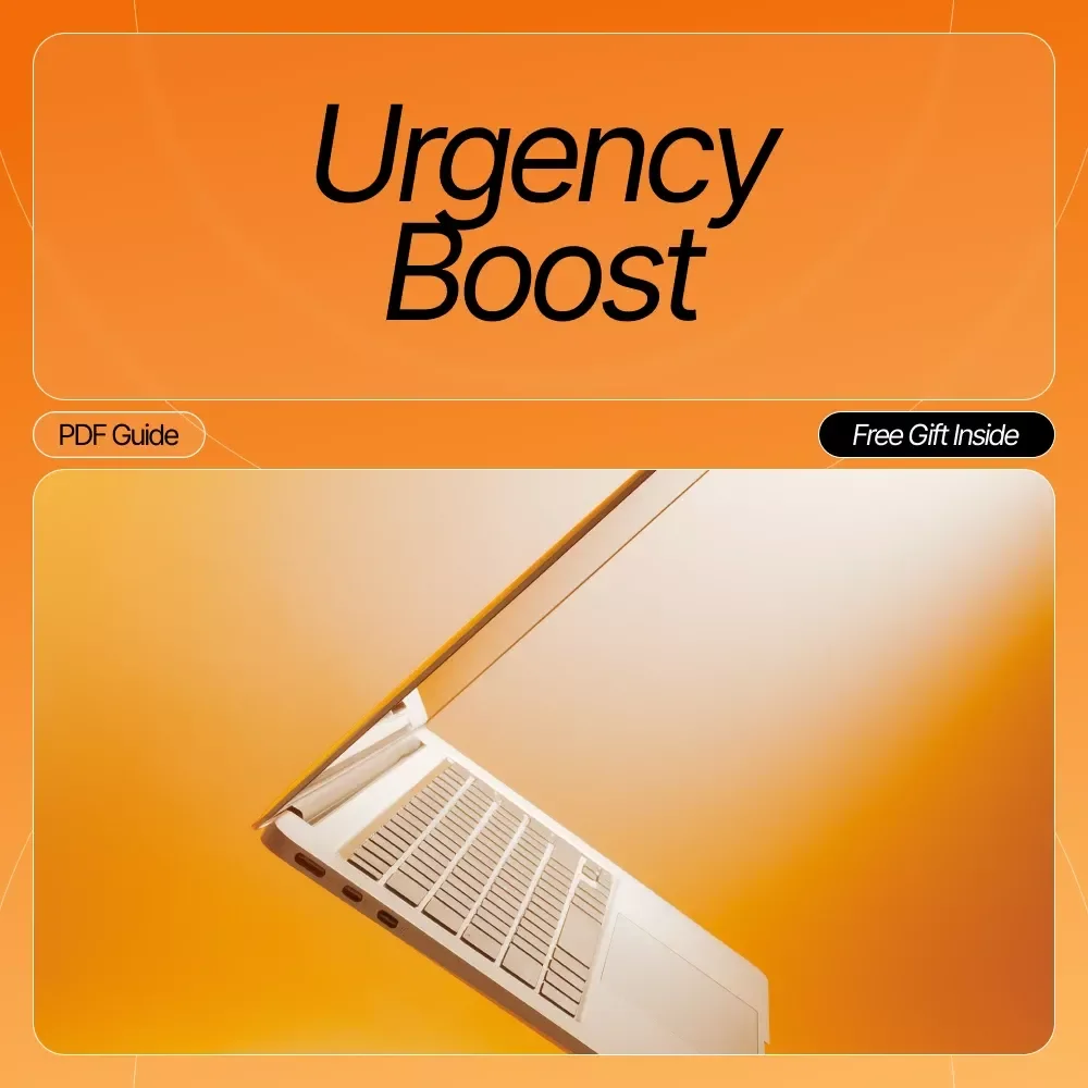 URGENCY BOOST | How to Create a Sense of Urgency in Sales Checklist | Digital Download for Entrepreneurs, Coaches & Online Sellers