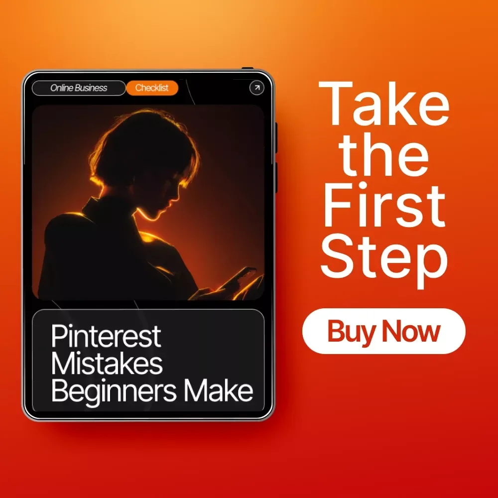 Pinterest Mistakes Beginners Make Checklist | Digital Download for New Pinterest Creators | SEO-Friendly Guide to Avoid Common Pinterest Mistakes Beginners Make