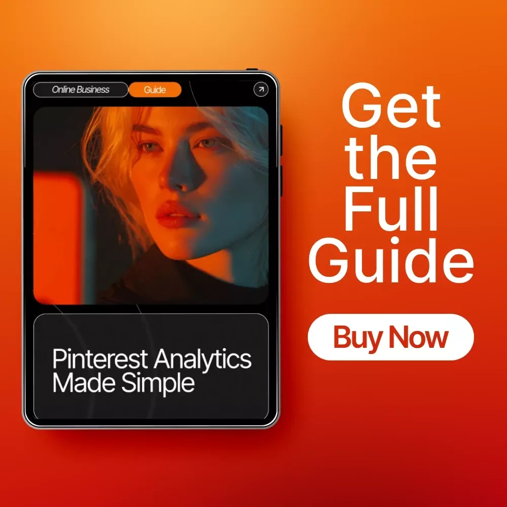 Pinterest Analytics Made Simple | Printable Guide for Beginners | Pinterest Analytics Explained | Digital Download for Creators & Small Business