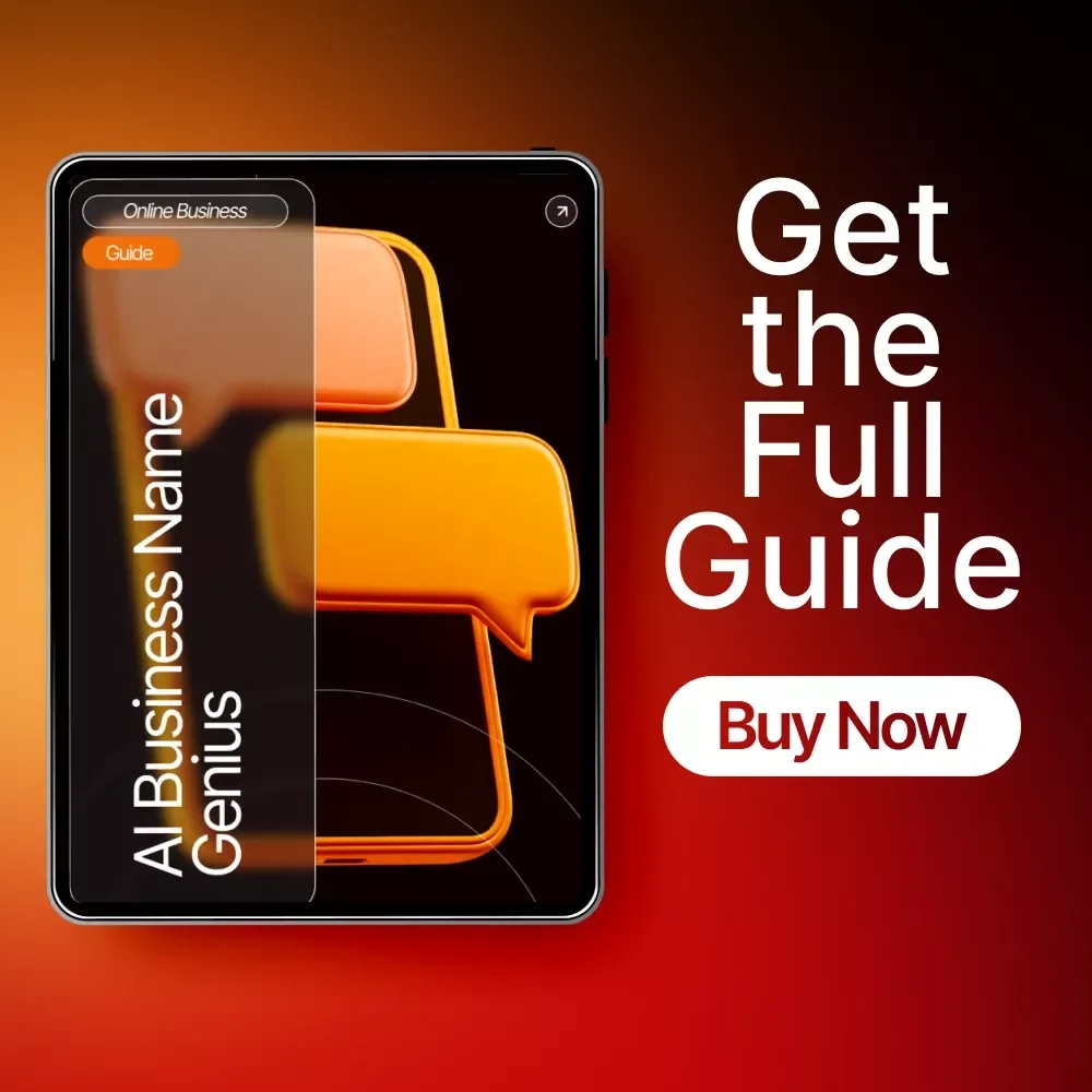 AI Business Name Genius | Digital Download eBook Guide for Creative Branding, Business Name Ideas, AI Brainstorming, Entrepreneur Startup Naming Checklist