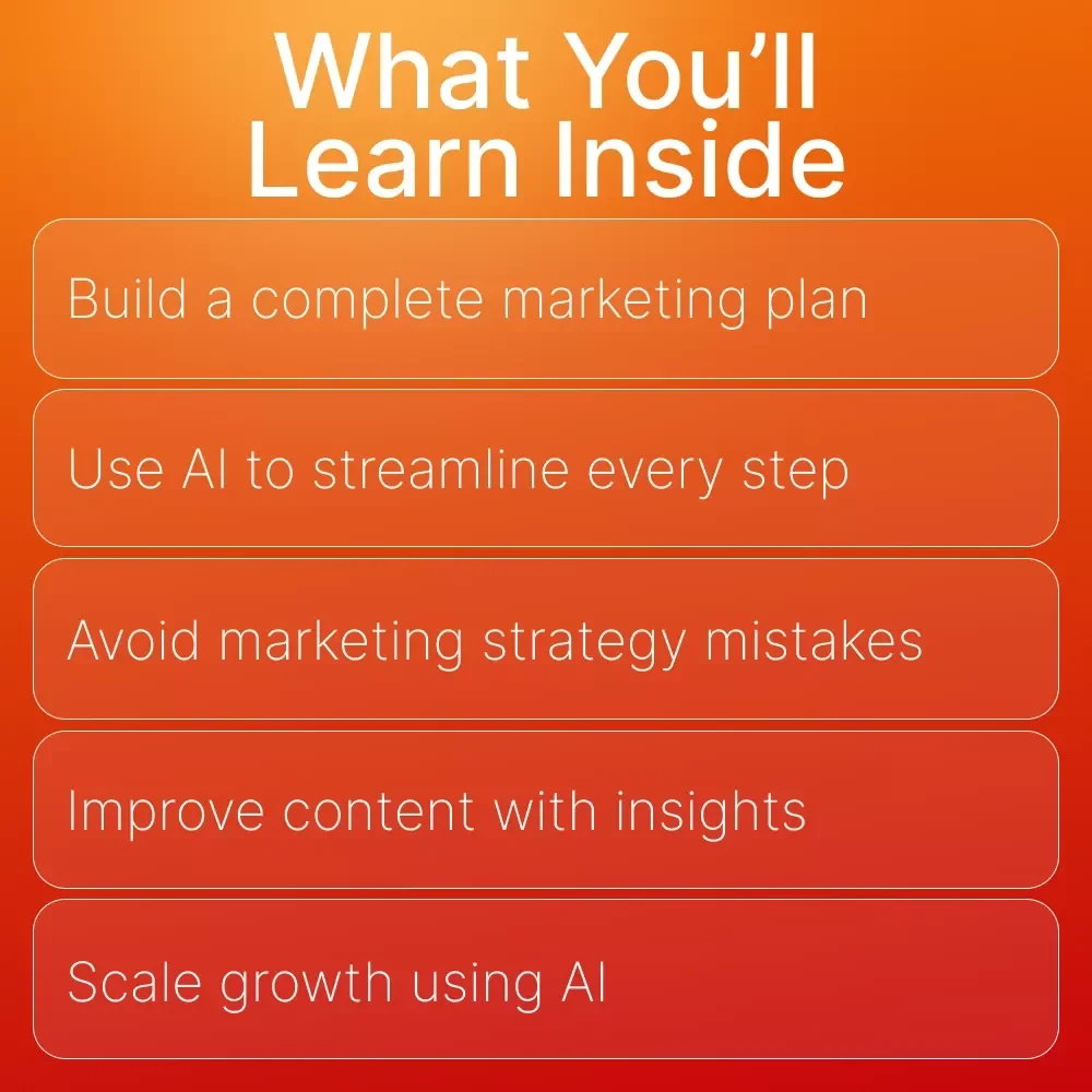 AI Marketing Plan Made Easy | Digital Download | Marketing Strategy Guide | AI Marketing Planner | eBook & Checklist for Small Business Owners