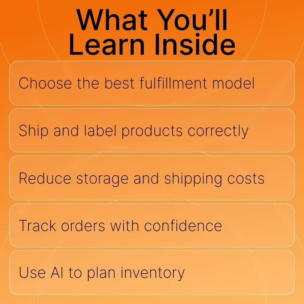 Amazon Fulfillment Basics | Step-by-Step Guide for Beginners to Master FBA, FBM, and SFP | Learn How to Set Up, Optimize, and Scale Your Amazon Fulfillment Strategy | Digital Download eBook