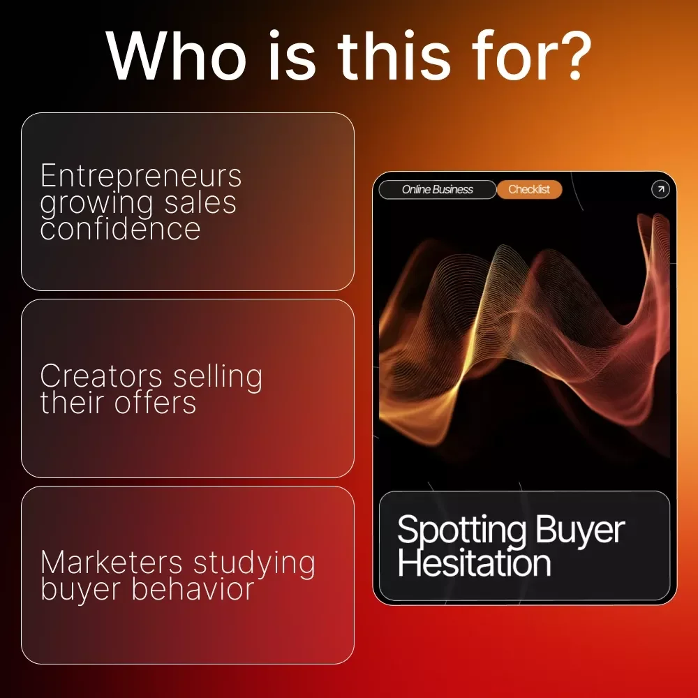 Spotting Buyer Hesitation | Sales Psychology Checklist | Learn Key Buyer Hesitation Signs to Close More Deals