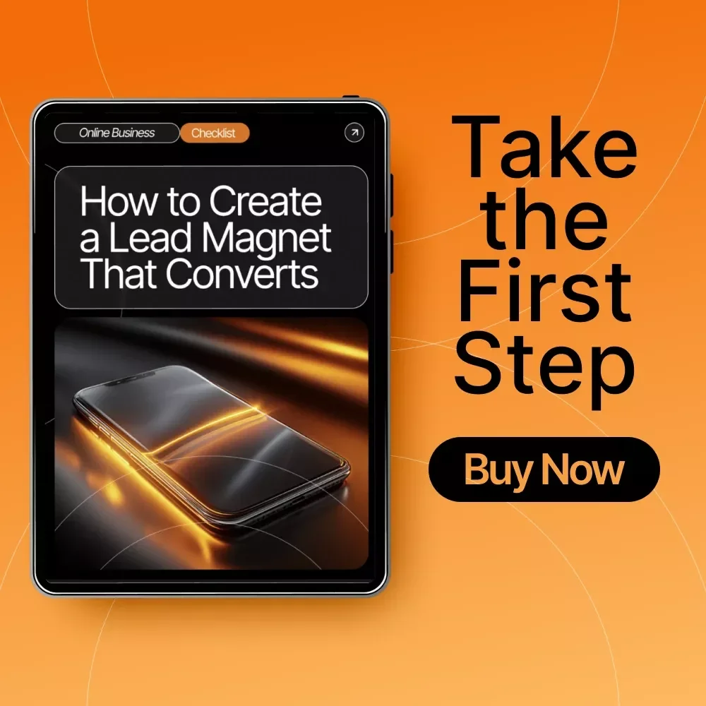 How to Create a Lead Magnet That Converts | Step-by-Step Printable Checklist for Entrepreneurs and Creators | Learn How to Create a Lead Magnet That Converts and Builds Your Email List Fast | Digital Download