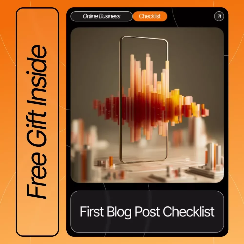 First Blog Post Checklist | Beginner-Friendly Blogging Guide for New Writers | how to write your first blog post Digital Download