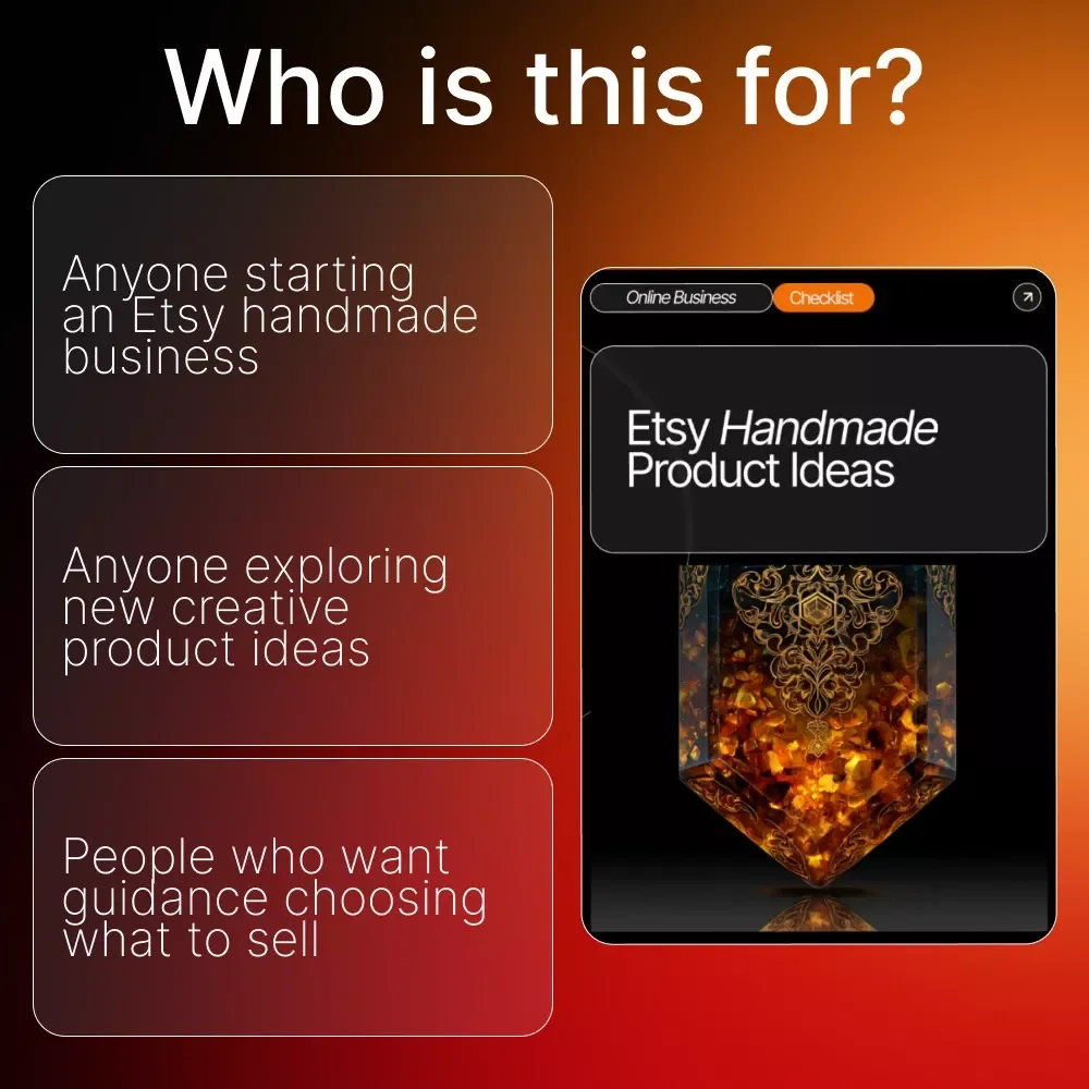 Etsy Handmade Product Ideas Checklist — Your Ultimate Guide to Etsy-Ready Handmade Product Inspiration & Winning Etsy Handmade Product Ideas