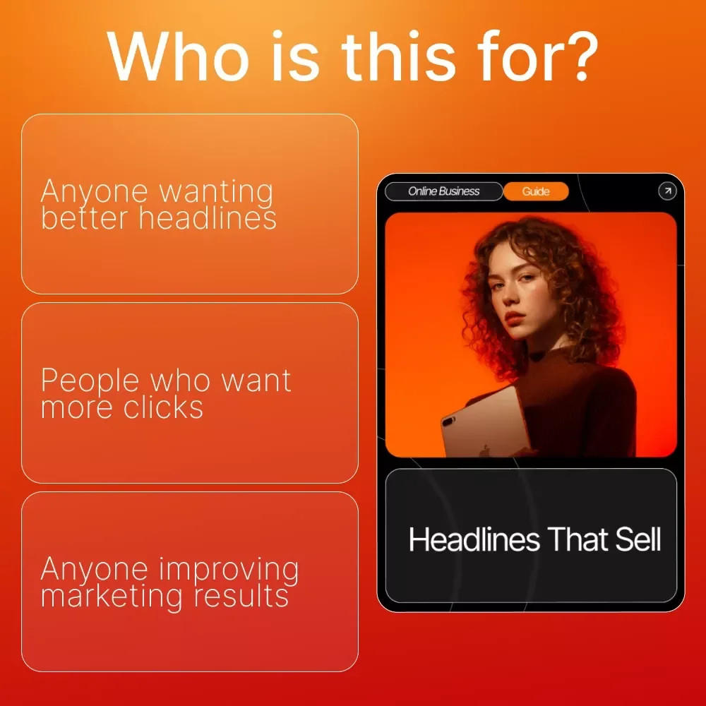 Headlines That Sell – AI-Powered Ad Headline Writing Guide for Marketers, Creators & Small Businesses | Digital Download | Learn how to use ai to write ad headlines