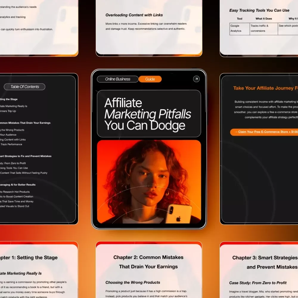 Affiliate Marketing Pitfalls You Can Dodge | SEO-Friendly Guide for Beginners | Learn common affiliate marketing mistakes to avoid & Boost Earnings | Digital Download