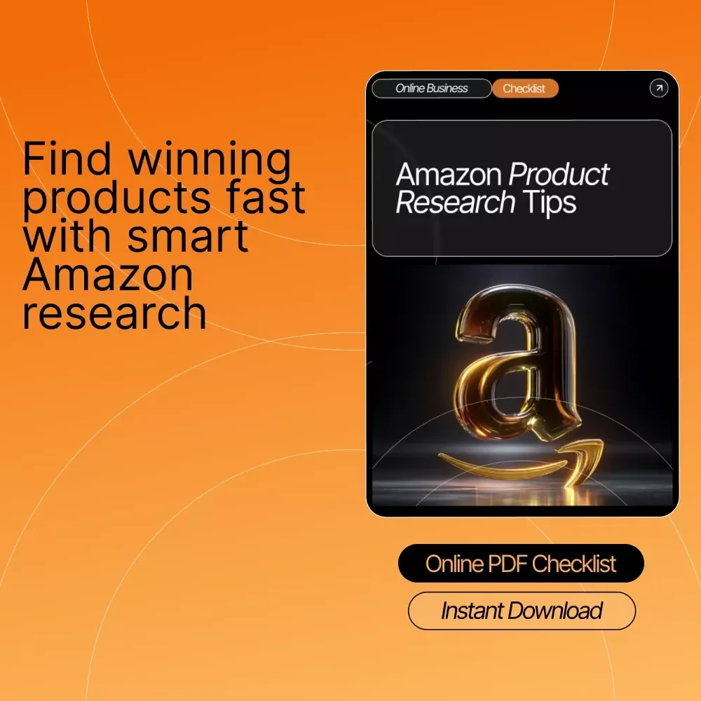 Amazon Product Research Tips | Step-by-Step Checklist for Beginners | Digital Download