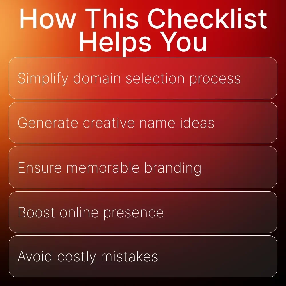 Choose the Perfect Domain Name for Your Business Checklist – How to Choose a Domain Name for Your Business, Digital Guide for Entrepreneurs & Startups