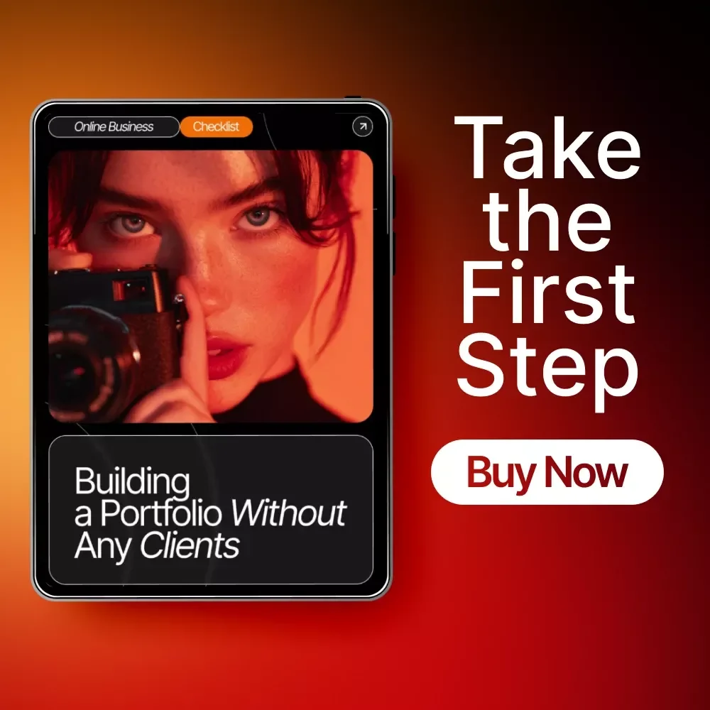Building a Portfolio Without Any Clients – Ultimate Checklist for Beginners | How to Create a Portfolio With No Clients | Digital Download for Creatives