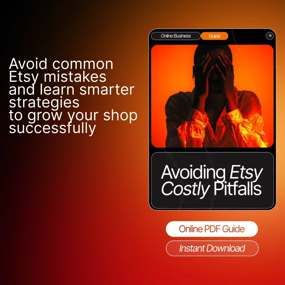 Avoiding Etsy Costly Pitfalls – The Complete Seller’s Guide for Beginners | Improve Your Shop, Avoid Common Etsy Mistakes, and Grow Faster (etsy mistakes beginners make)