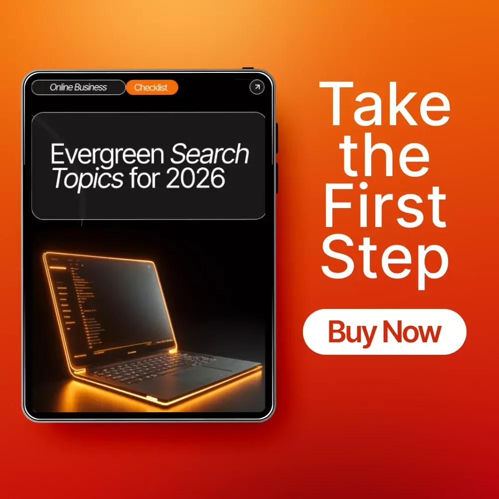 Evergreen Search Topics for 2026 Checklist | High-Demand Content Ideas | SEO-Friendly Digital Download for Bloggers, Creators & Entrepreneurs