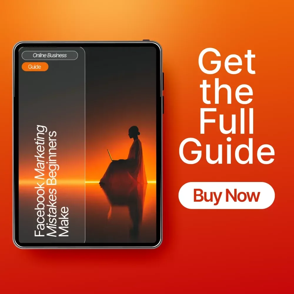 Facebook Marketing Mistakes Beginners Make – Digital Marketing Guide, Social Media Strategy eBook, Facebook Ads Beginner Checklist, Small Business Growth PDF
