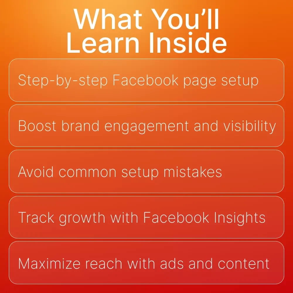 Facebook Page Setup Tips for Beginners - Complete Guide to Create, Optimize, and Grow Your Business Page