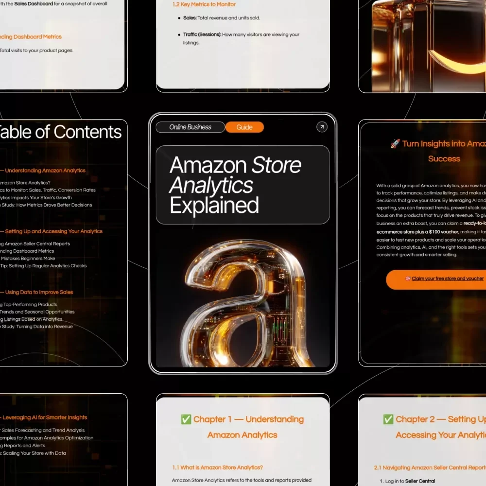 Amazon Store Analytics Explained – Complete Seller Data Guide for Boosting Sales, Understanding Metrics, and Growing Your Amazon Business | Digital Download | Etsy-Style eBook for Beginners & Pros