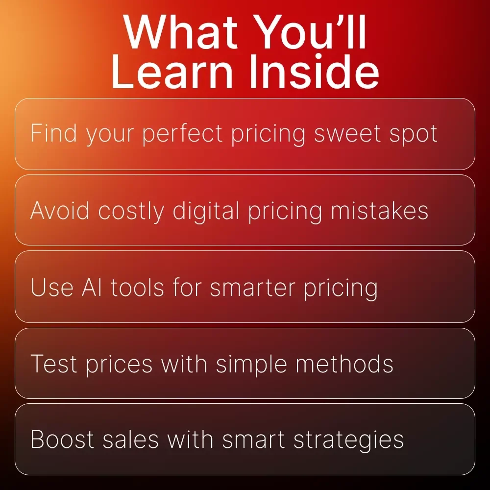 Set the Right Digital Product Price – Ultimate Pricing Strategy Guide for Creators, Coaches & Digital Sellers | eBook, Checklist & AI-Powered Pricing Tips | Digital Download