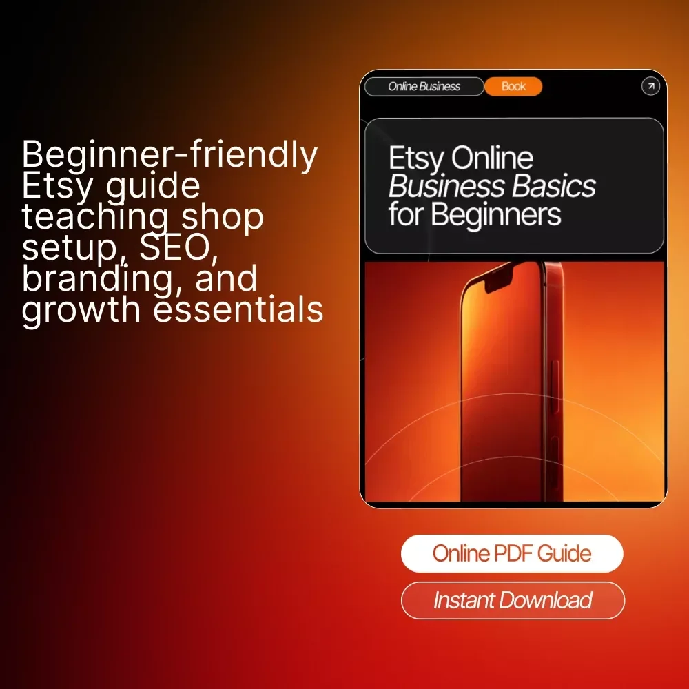 Etsy Online Business Basics for Beginners — The Essential Step-by-Step eBook for Starting and Growing a Successful Etsy Shop
