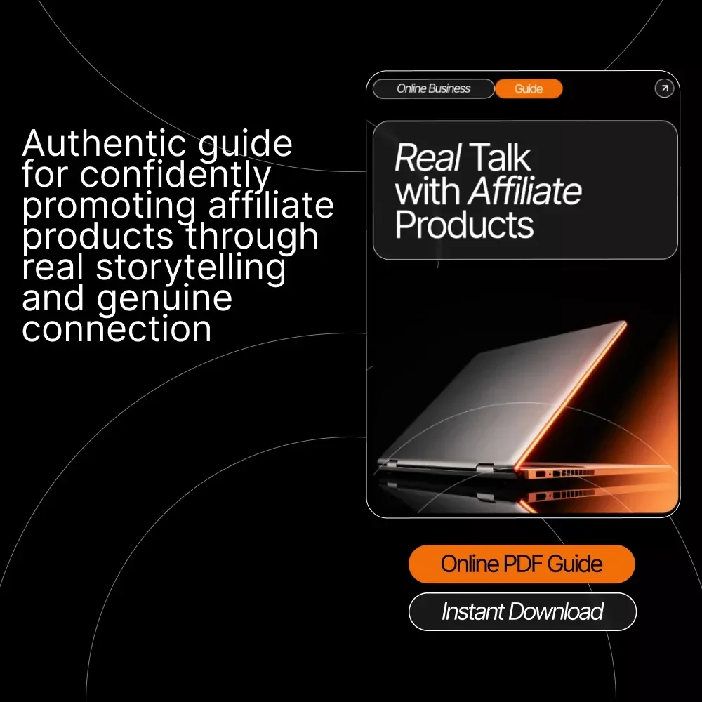 Real Talk with Affiliate Products | Authentic Affiliate Marketing Guide | How to Talk About Affiliate Products Authentically | Digital Download for Creators & Bloggers