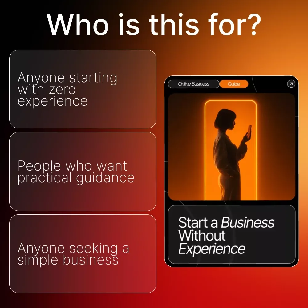 Start a Business Without Experience — Beginner-Friendly Guide for How to Start a Business With No Experience, Step-by-Step Digital Download for New Entrepreneurs