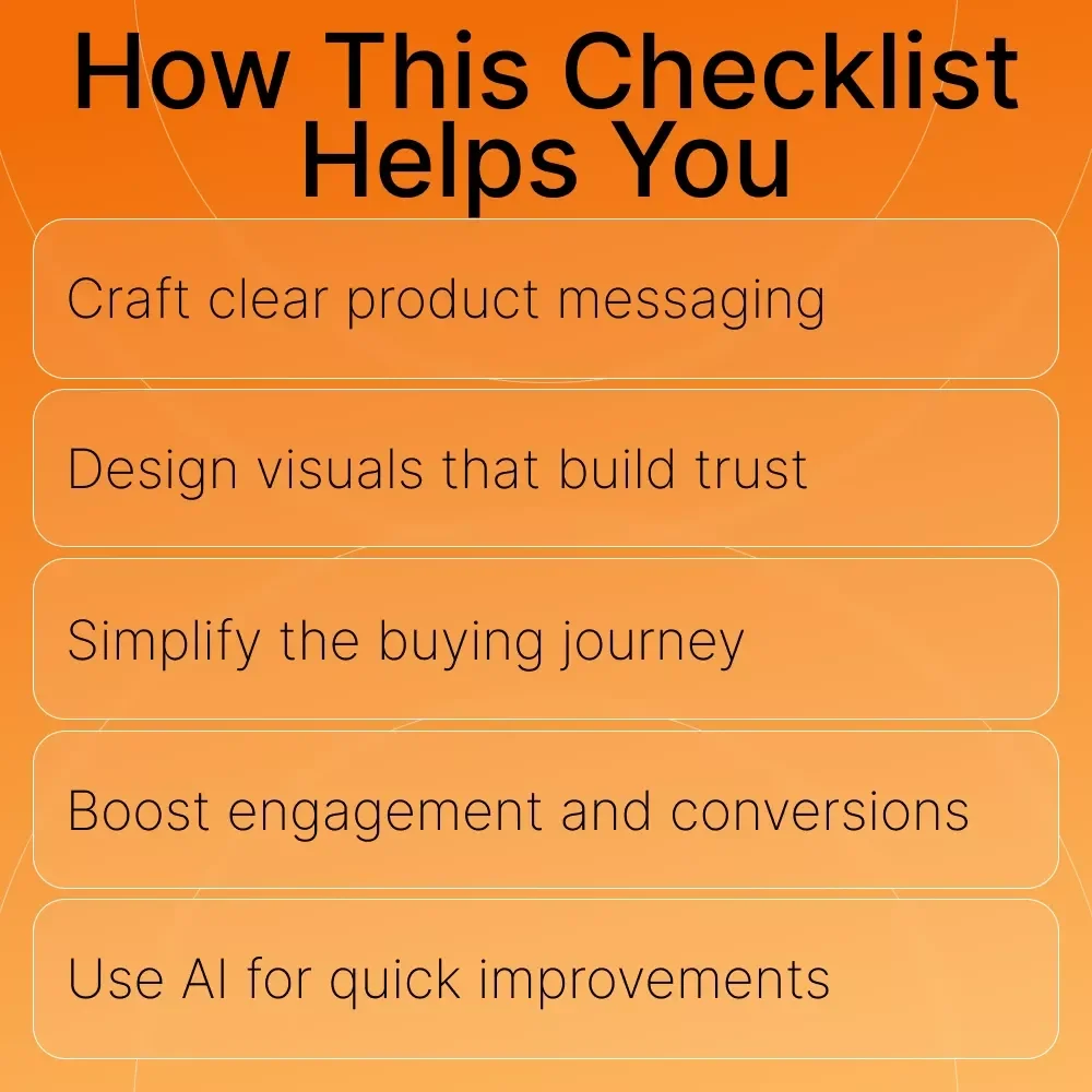 High-Converting Product Pages | Step-by-Step Checklist with Product Page Tips for Beginners | Digital Download for Online Sellers and Small Business Owners