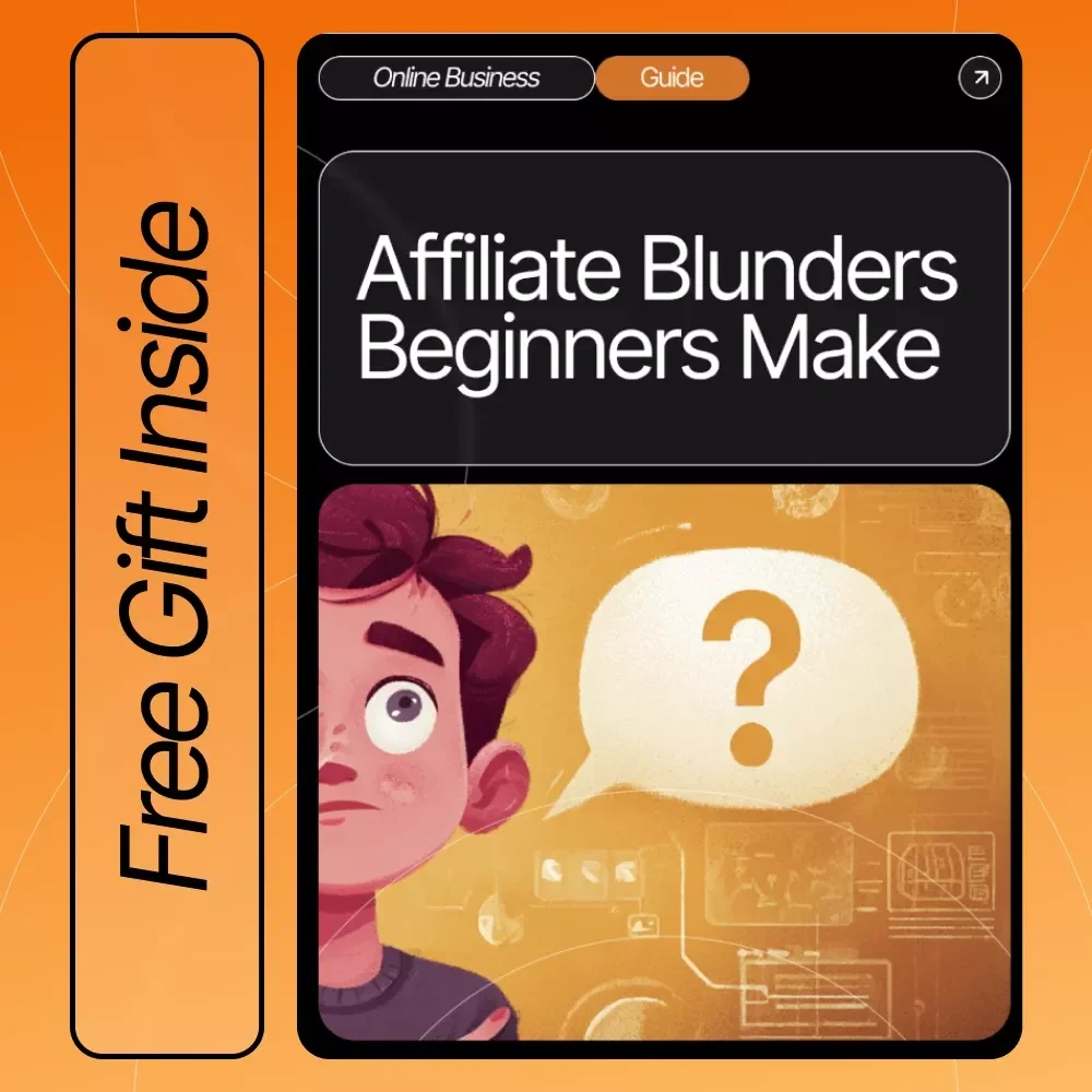 Affiliate Blunders Beginners Make | Digital Guide for New Affiliate Marketers | Learn to Avoid Costly affiliate mistakes beginners make | Step-by-Step Strategies, AI Tips & Case Studies | Instant Download PDF