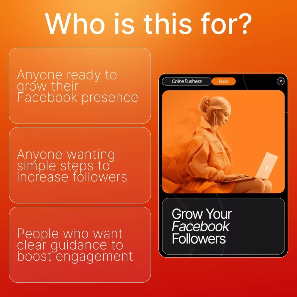 Grow Your Facebook Followers — Social Media Growth Guide, Facebook Marketing eBook, Digital Download for Small Business Owners