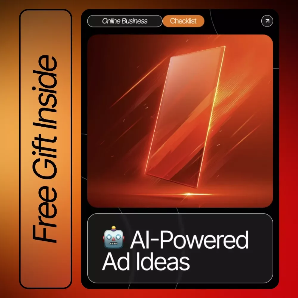 AI-Powered Ad Ideas | Digital Marketing Checklist for Creators & Entrepreneurs | Generate Winning Campaigns with ads ideas using ai tools | Instant Download PDF | Ad Copy, Visuals & Optimization Guide