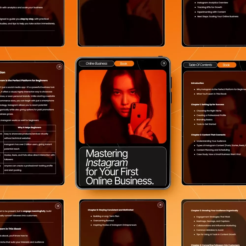 Mastering Instagram for Your First Online Business: A Step-by-Step Guide to Growing Your Brand and Converting Followers