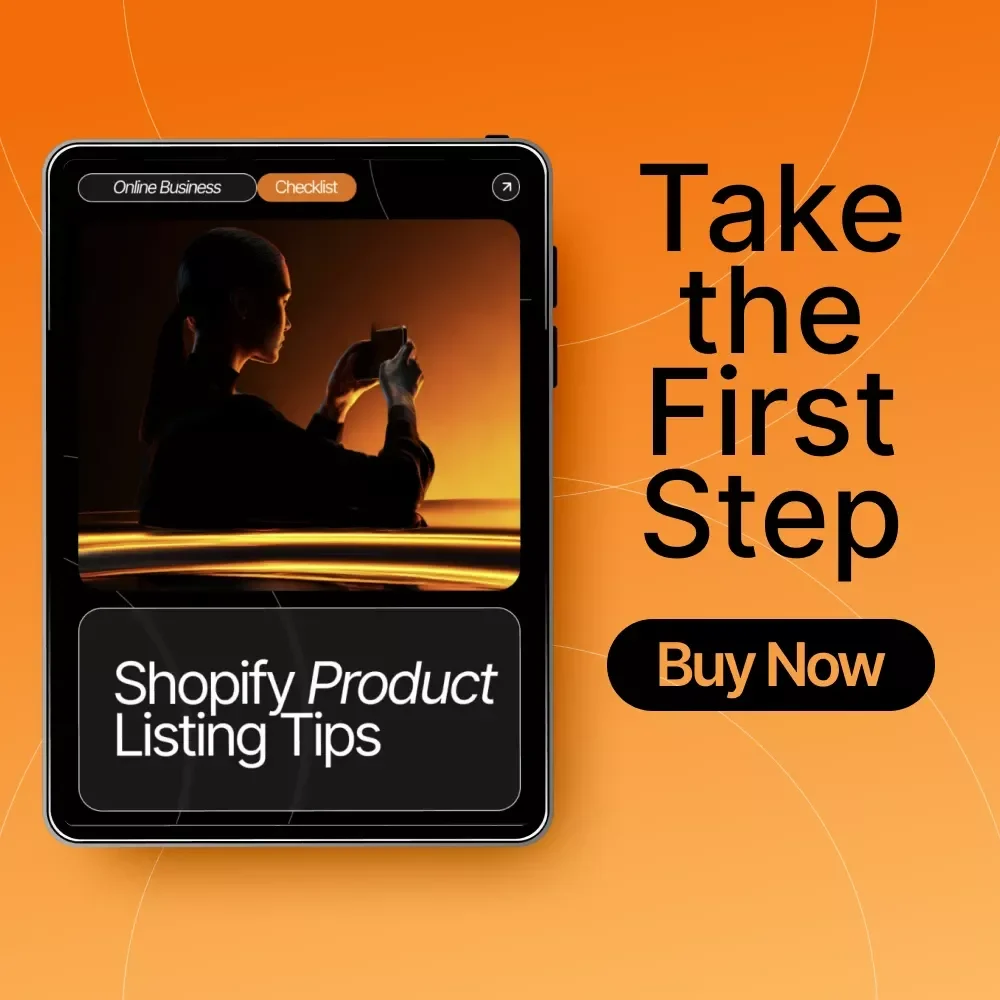 Shopify Product Listing Tips | Printable eCommerce Checklist for Beginners | Learn How to Create Product Titles, Descriptions & SEO Listings That Sell