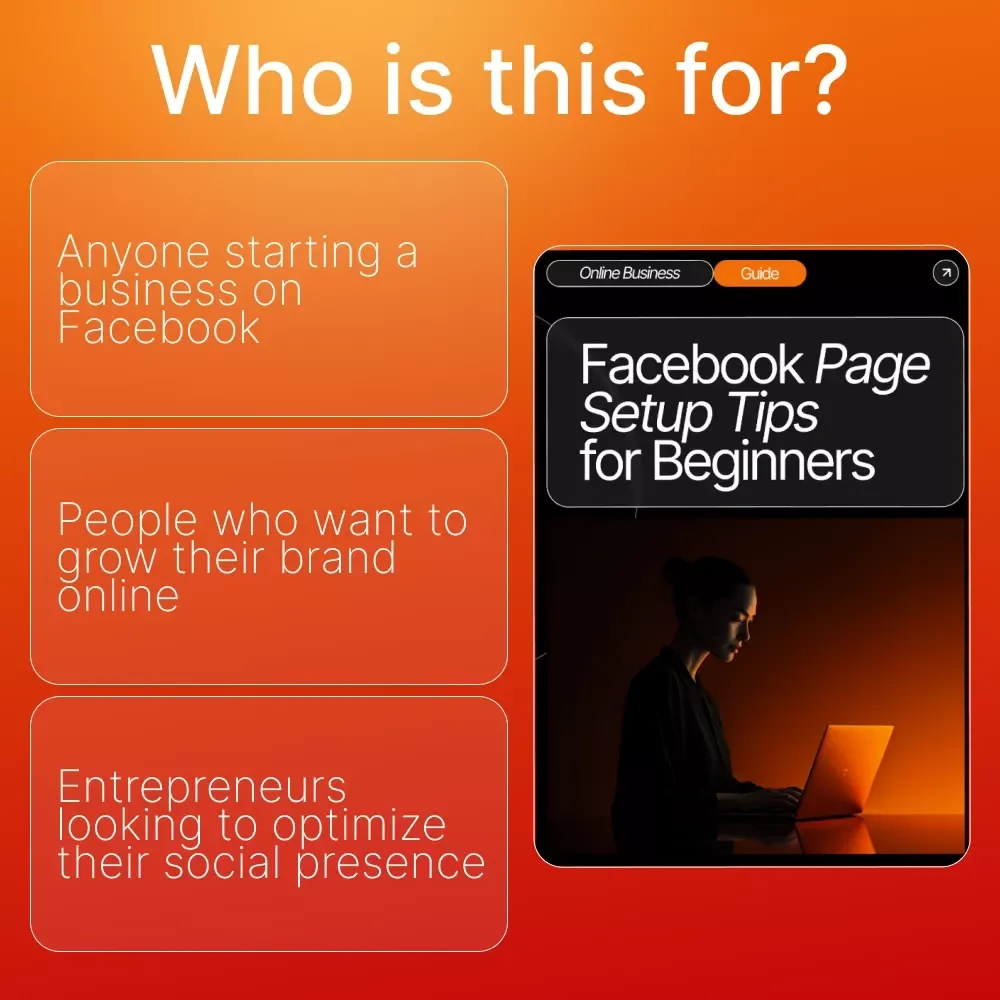 Facebook Page Setup Tips for Beginners - Complete Guide to Create, Optimize, and Grow Your Business Page