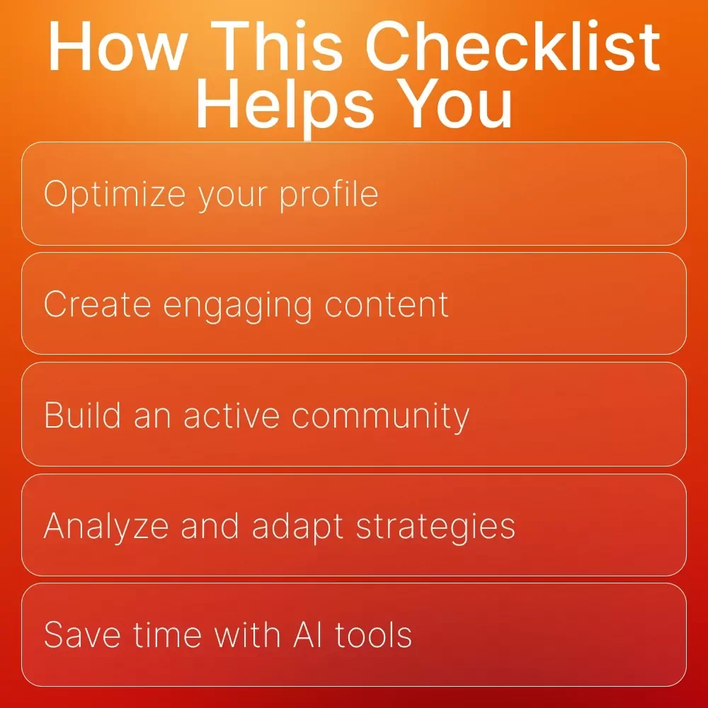 TikTok Growth Checklist for Your Business: Boost Engagement & Drive Sales with Proven Strategies
