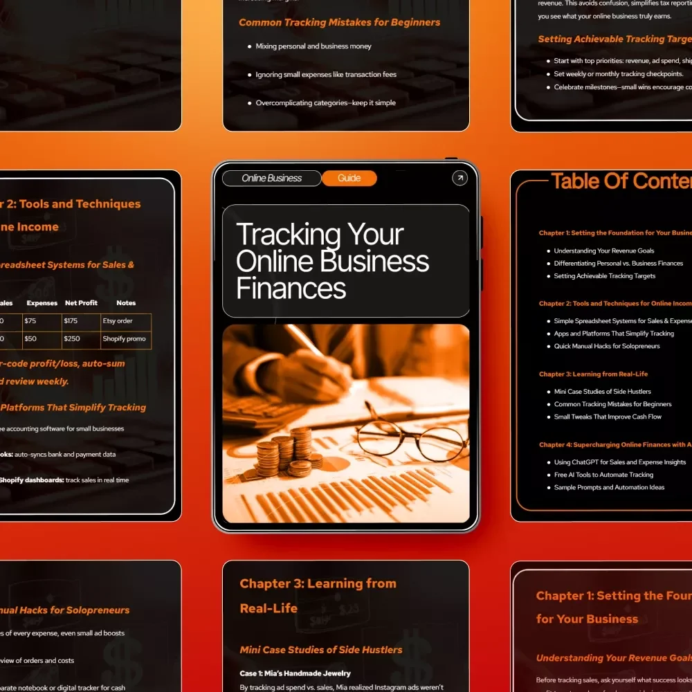 Tracking Your Online Business Finances: A Practical Guide for Solopreneurs and Side Hustlers