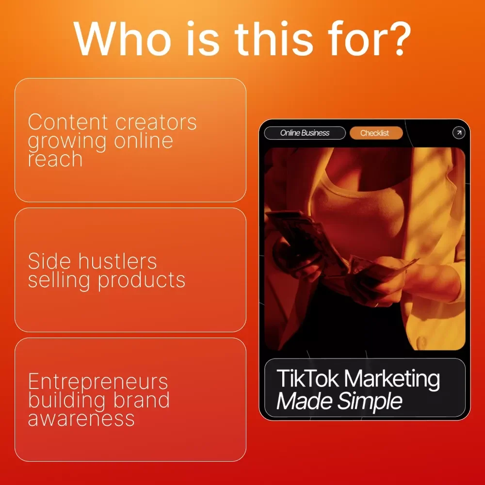TikTok Marketing Made Simple | Step-by-Step Checklist for Beginners | How to Use TikTok for Business Marketing